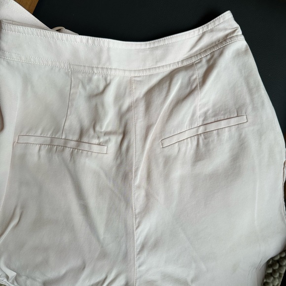 Jonathan Simkhai Light Pink Crepe Cargo Pants - Picture 8 of 12